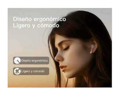 Foto 4 | Audífonos Inalámbricos N7 In Ear 50h Rosa