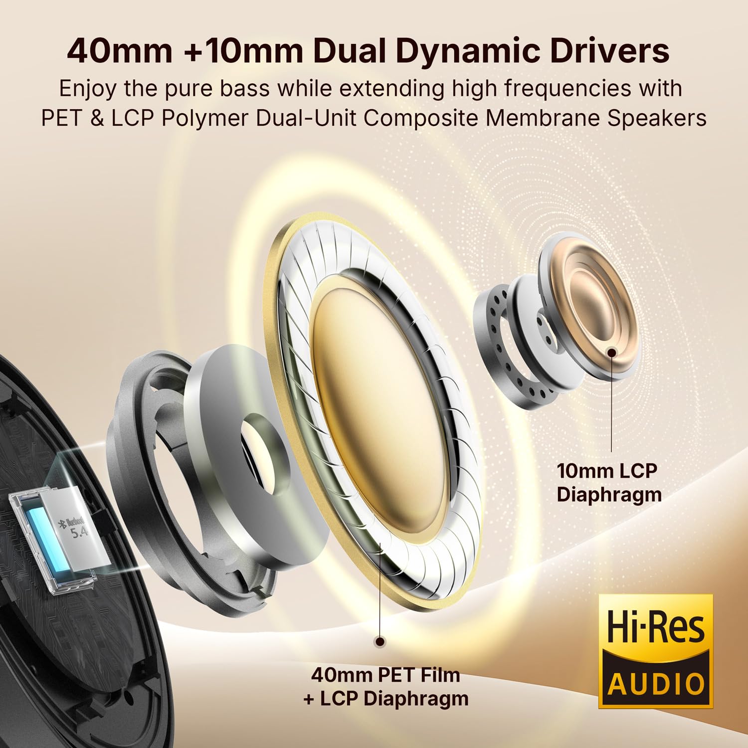 Foto 4 pulgar | Auriculares Earfun Tune Pro Con Cancelación Activa De Ruido Bluetooth 5.4 - Venta Internacional.