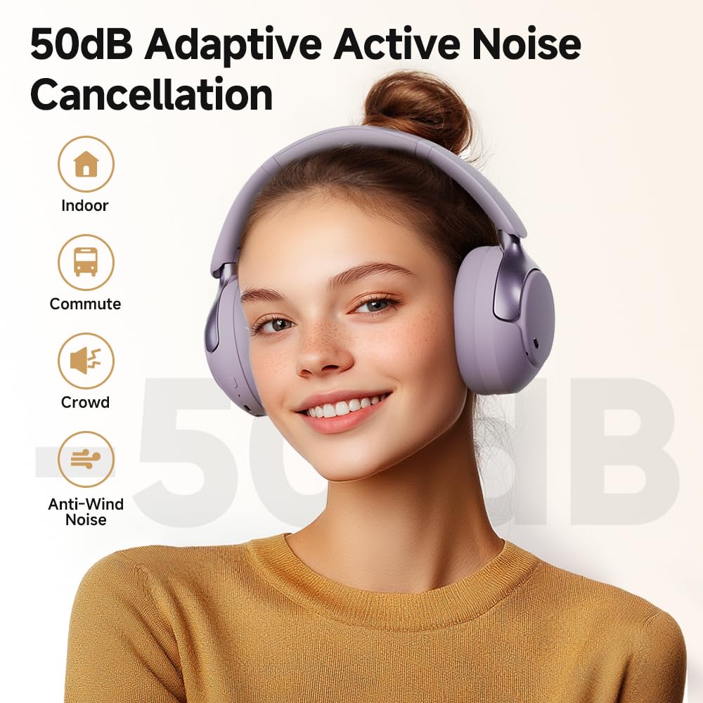 Foto 2 | Auriculares Inalámbricos Qcy H3 Pro Adaptive Anc Para Colocar Sobre Las Orejas - Venta Internacional.