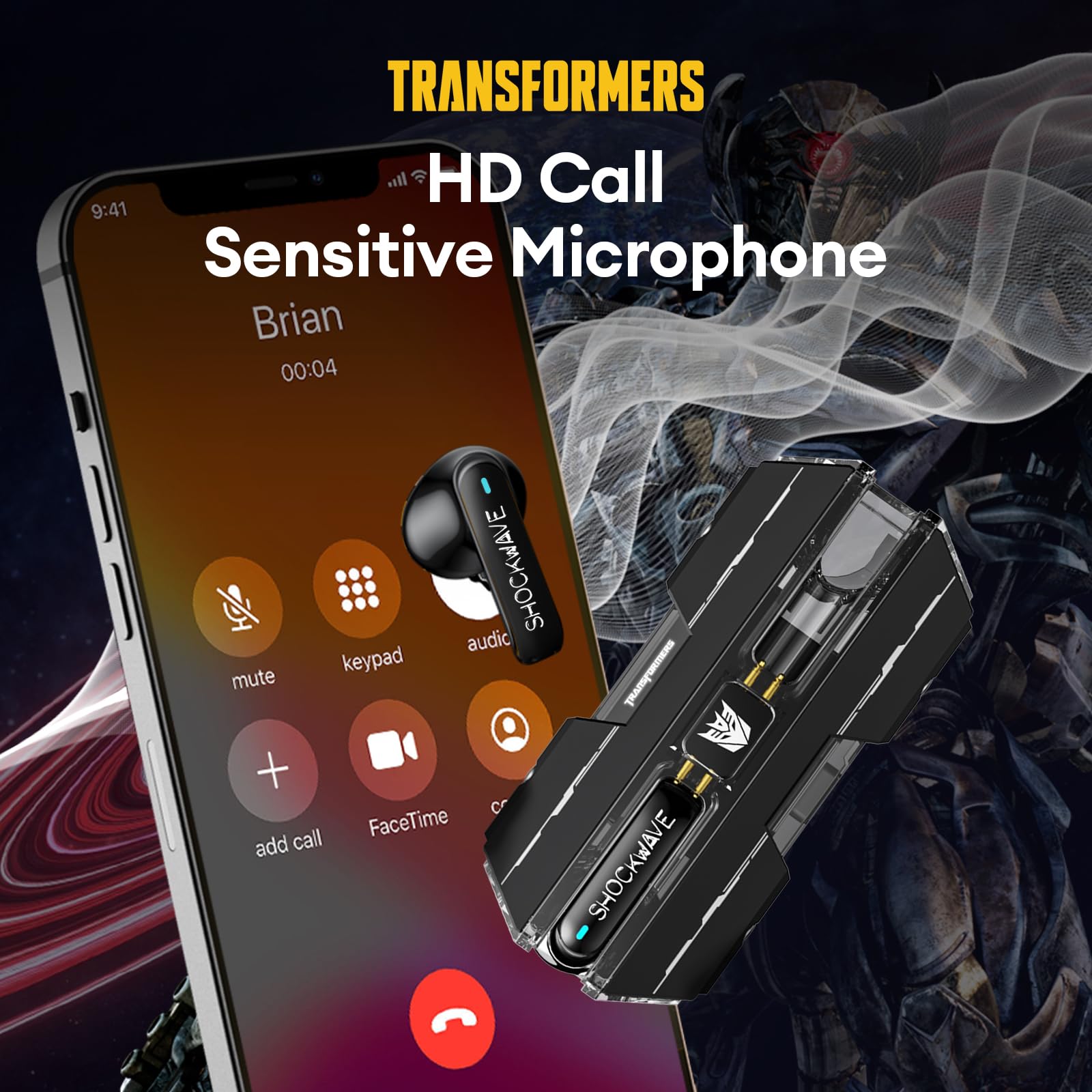 Foto 7 pulgar | Auriculares Inalámbricos True Transformers Tf-t01 Bluetooth 5.4 - Venta Internacional.
