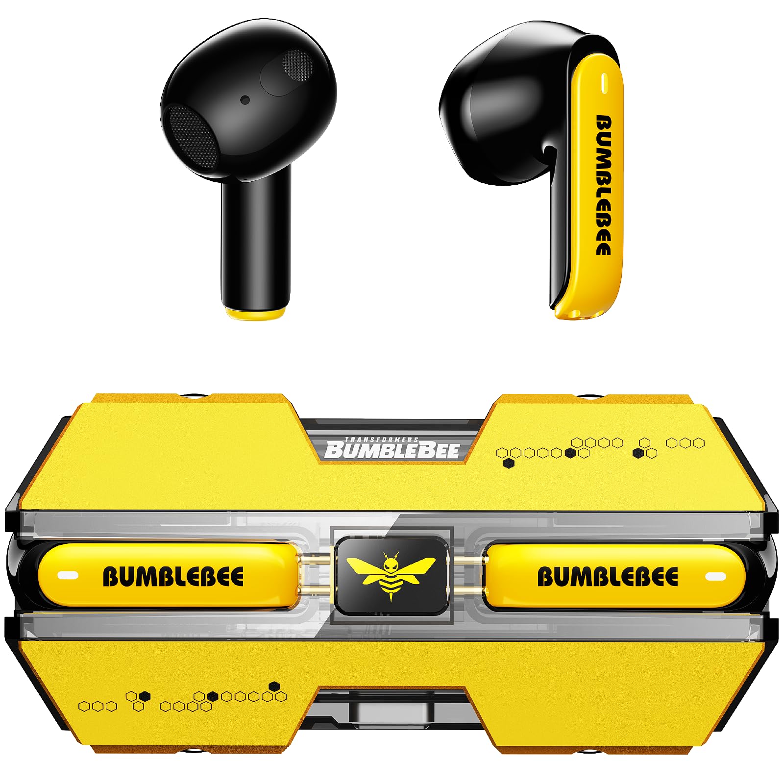 Foto 1 | Auriculares True Wireless Transformers Tf-t01 Bluetooth 5.4 Amarillos - Venta Internacional.