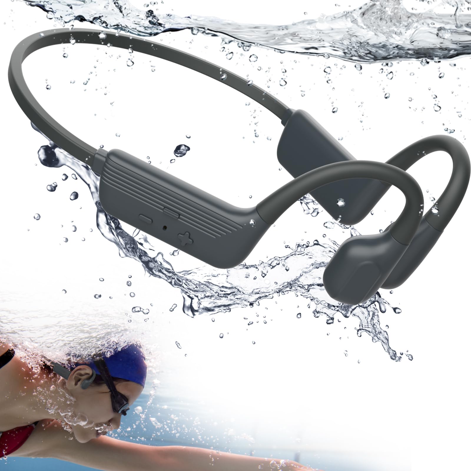 Foto 1 | Auriculares De Natación Monodeal Ip68 Impermeables Bluetooth 5.4 - Venta Internacional.