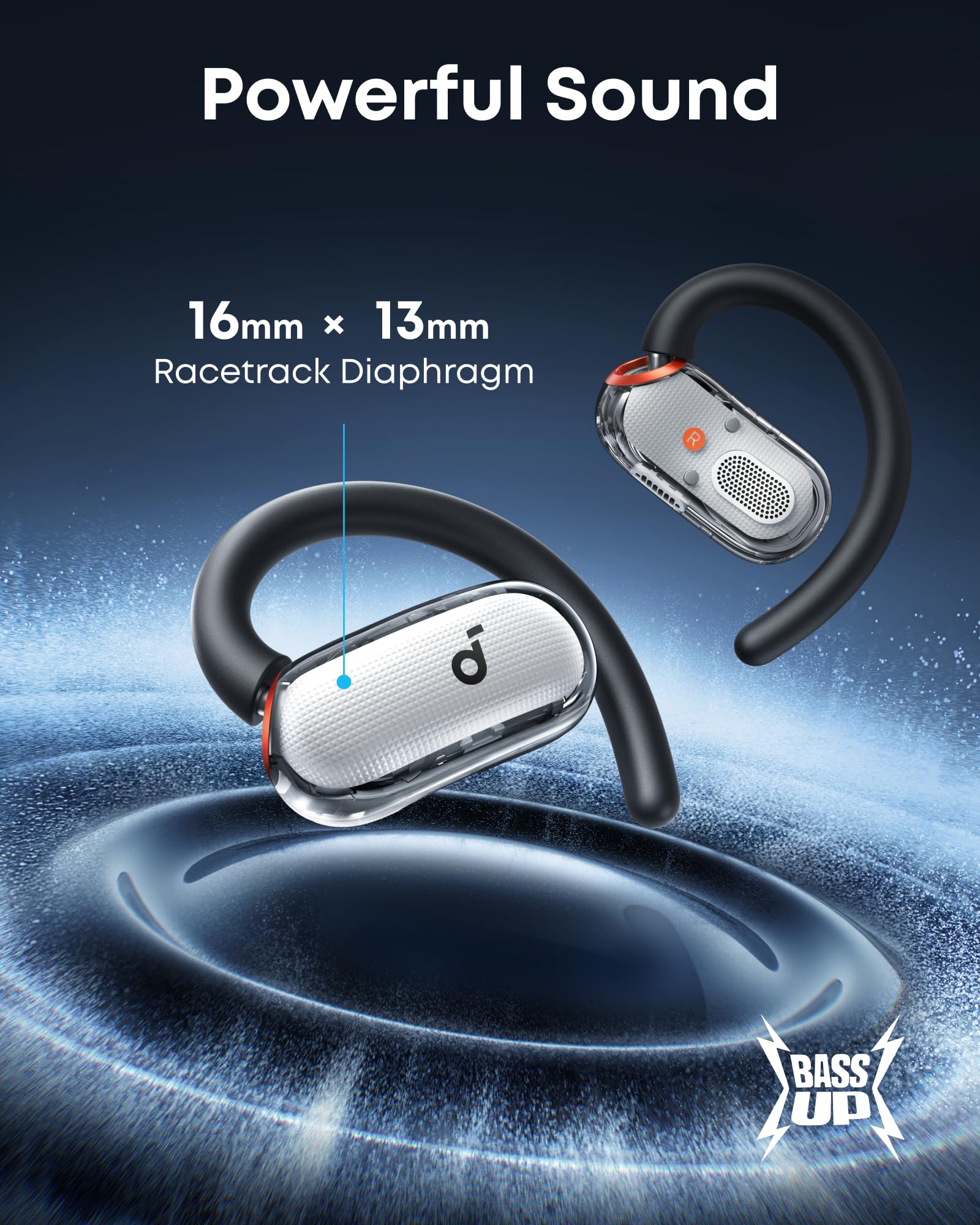 Foto 7 pulgar | Auriculares Abiertos Soundcore V40i De Anker Con Funda Inalámbrica - Venta Internacional.