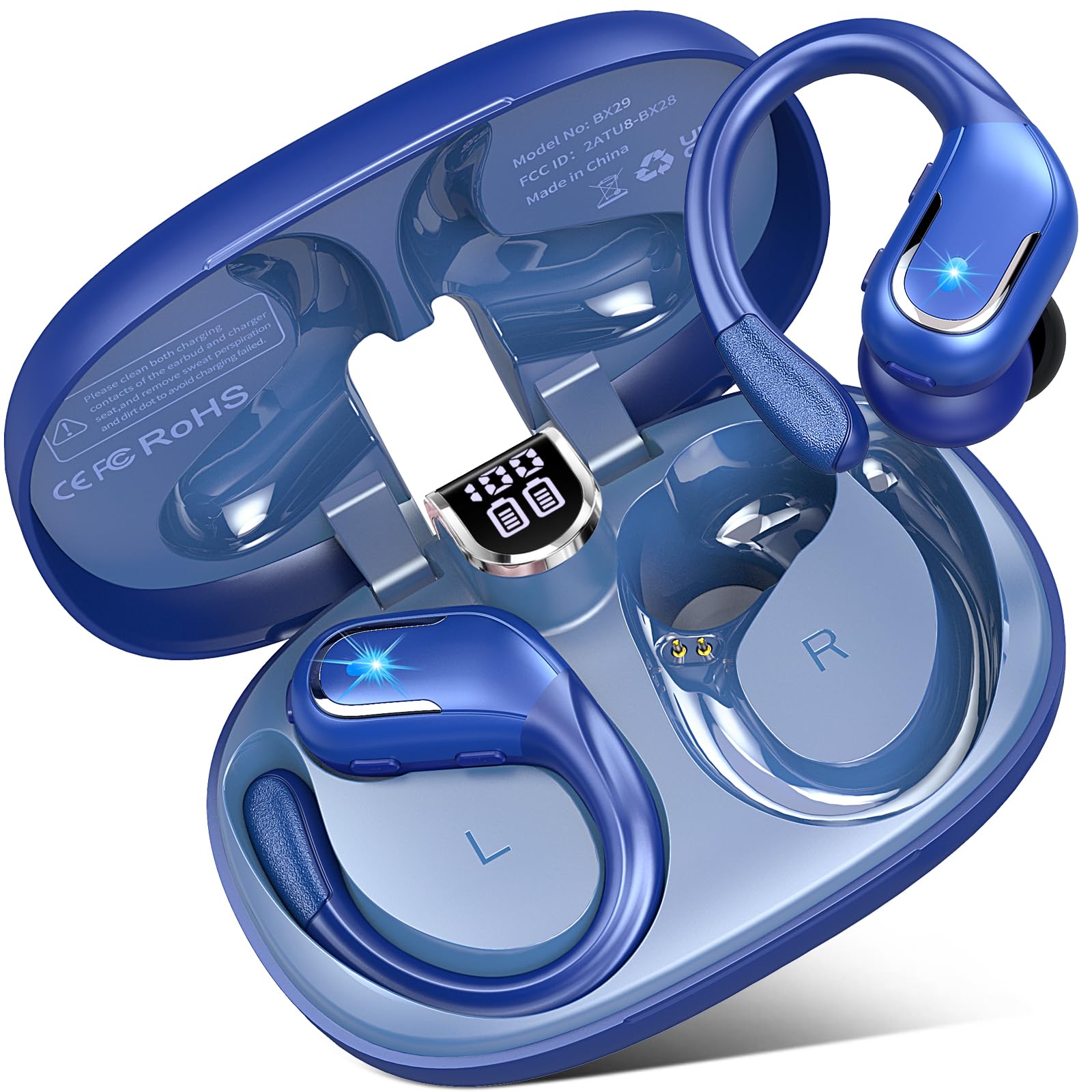 Foto 2 pulgar | Auriculares Inalámbricos Ltinist 75hrs Bluetooth 5.3 Ip7 Blue Sport - Venta Internacional.