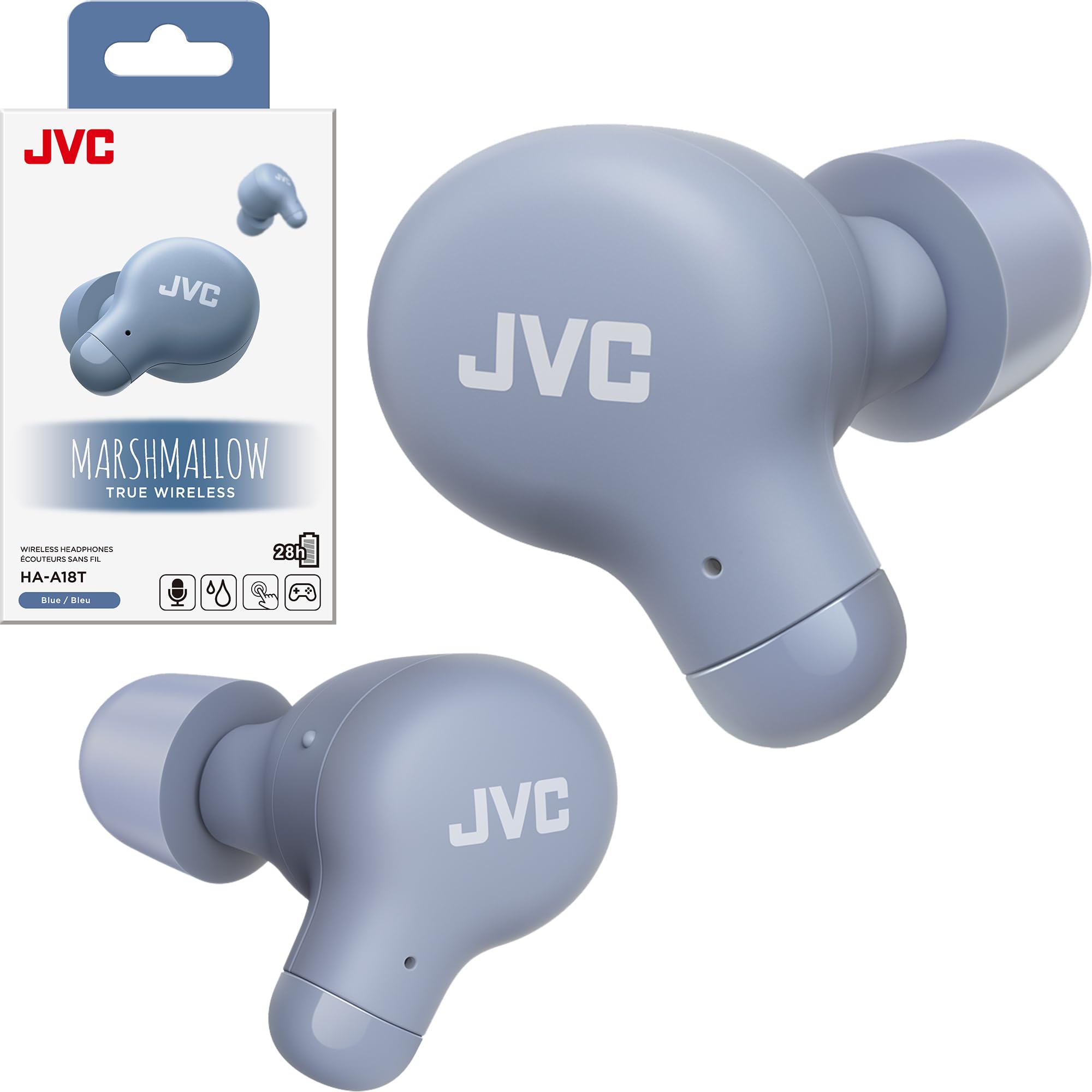 Foto 2 pulgar | Auriculares Jvc Marshmallow True Wireless Bluetooth 5.3 Con 28h Bat - Venta Internacional.
