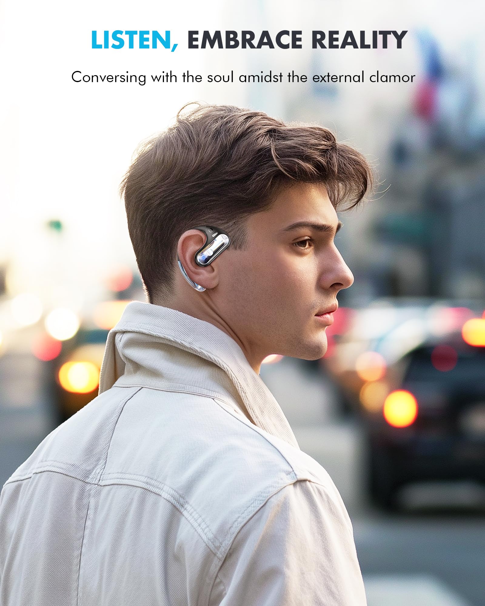 Foto 4 pulgar | Auriculares De Oído Abierto Boytond Ultra Comfort Bluetooth 5.3 Ipx7 - Venta Internacional.