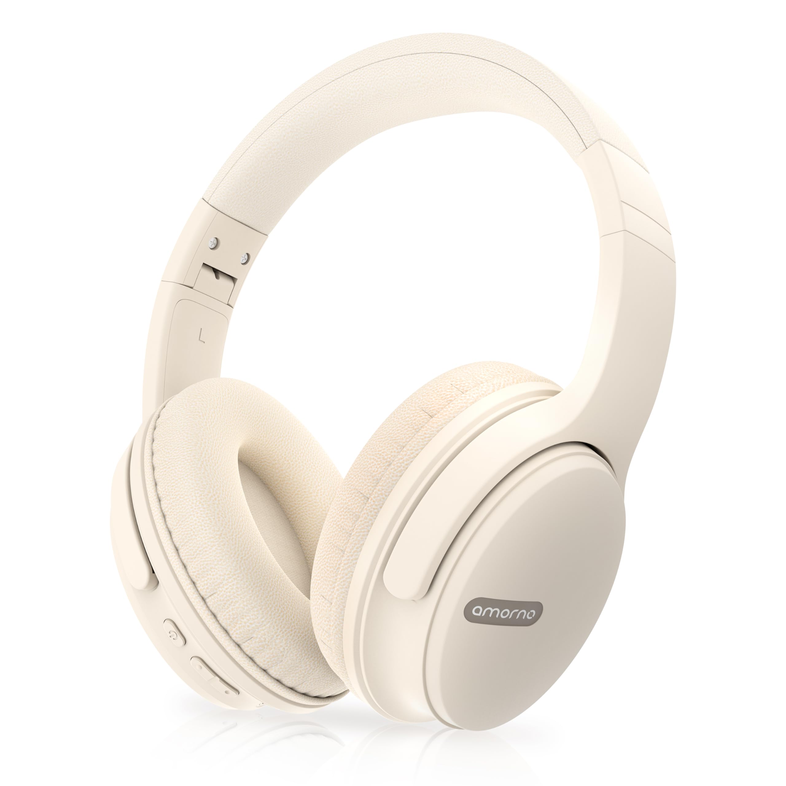 Foto 1 | Auriculares Bluetooth Amorno Over Ear De 68 Horas De Reproducción  Color Blanco - Venta Internacional.