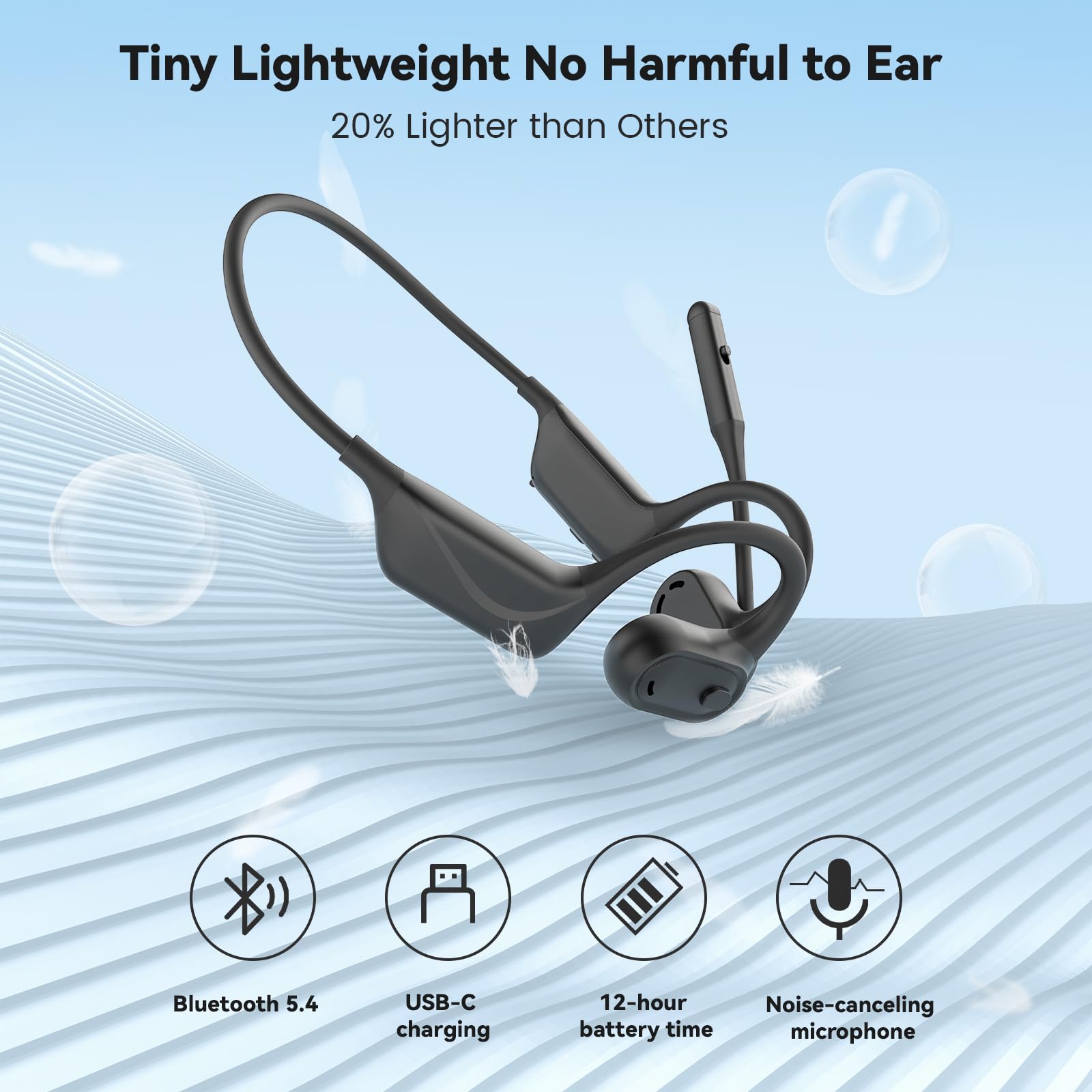 Foto 6 pulgar | Auriculares Abiertos Monodeal Lightweight Bluetooth 5.4 - Venta Internacional.