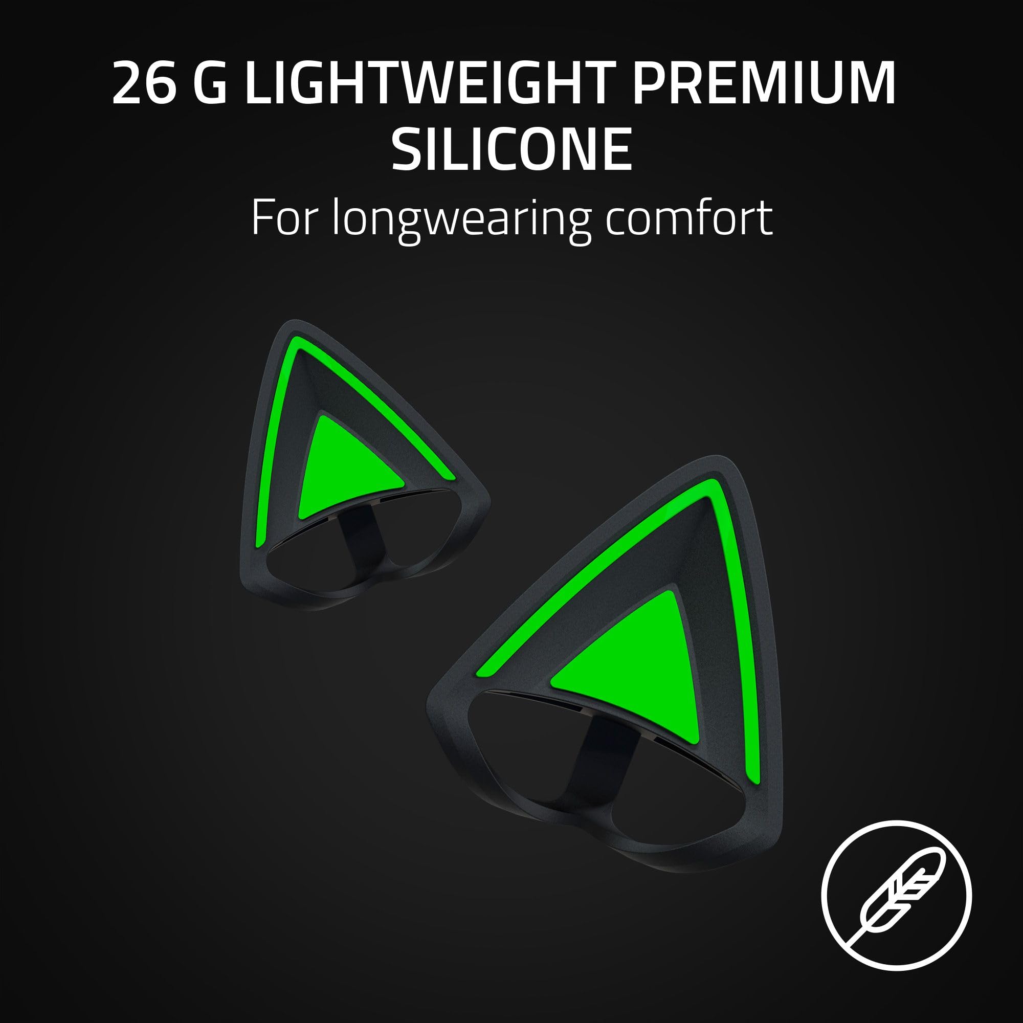 Foto 4 | Razer Kitty Ears V2 Con Clip Para Auriculares  Color Negro - Venta Internacional.