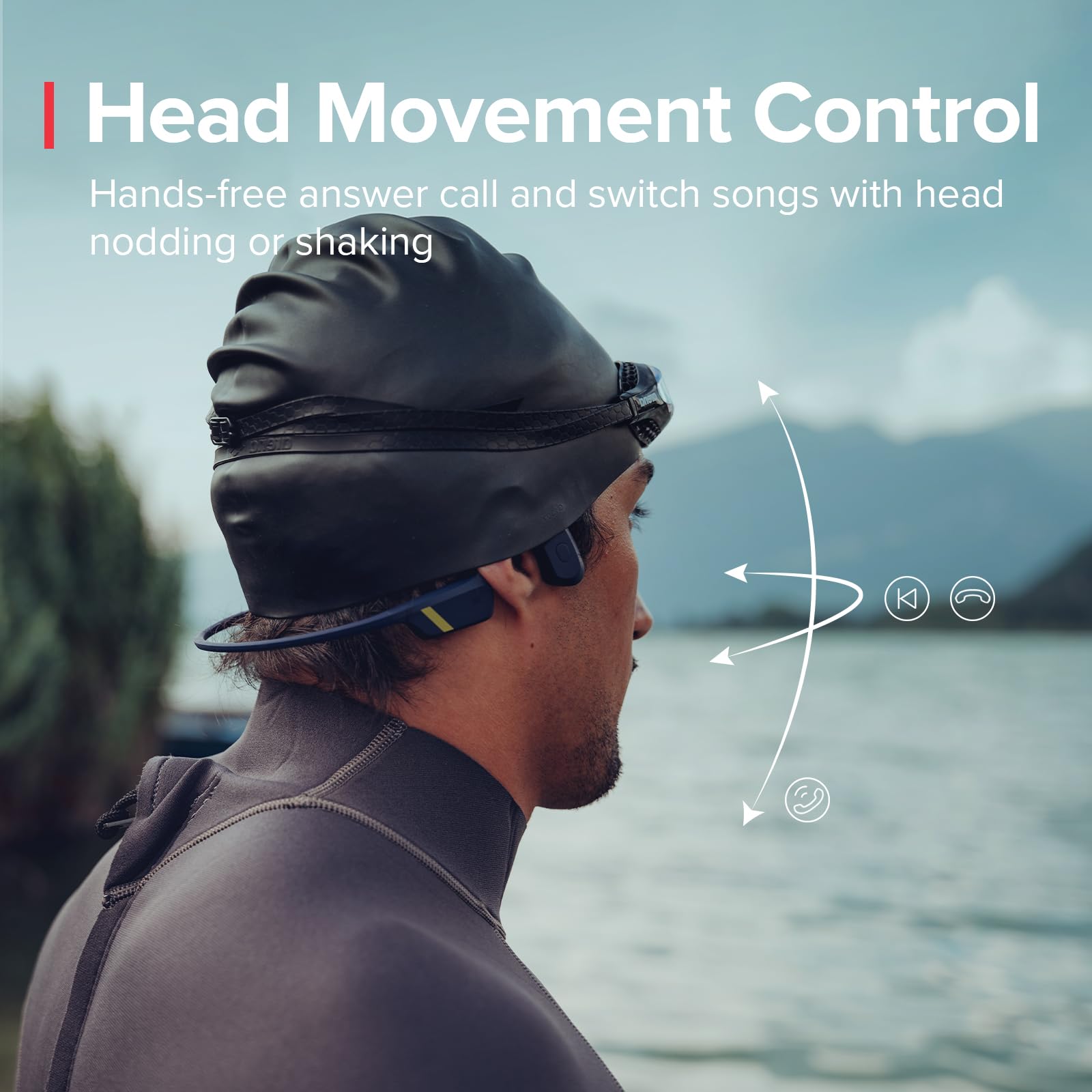 Foto 4 | Auriculares De Conducción Ósea Para Natación Suunto Aqua 32gb Mp3 - Venta Internacional.