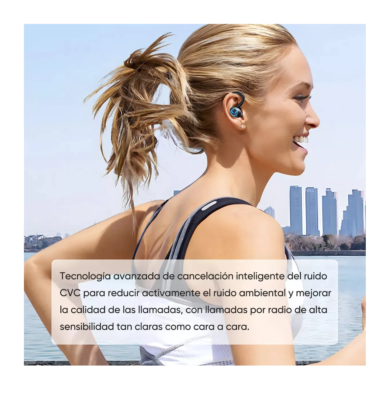 Foto 3 pulgar | Auriculares Inalámbricos Bluetooth 5.3 Deportivos Con Gancho