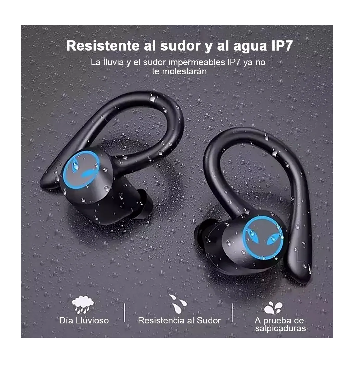 Foto 6 pulgar | Auriculares Inalámbricos Bluetooth 5.3 Deportivos Con Gancho
