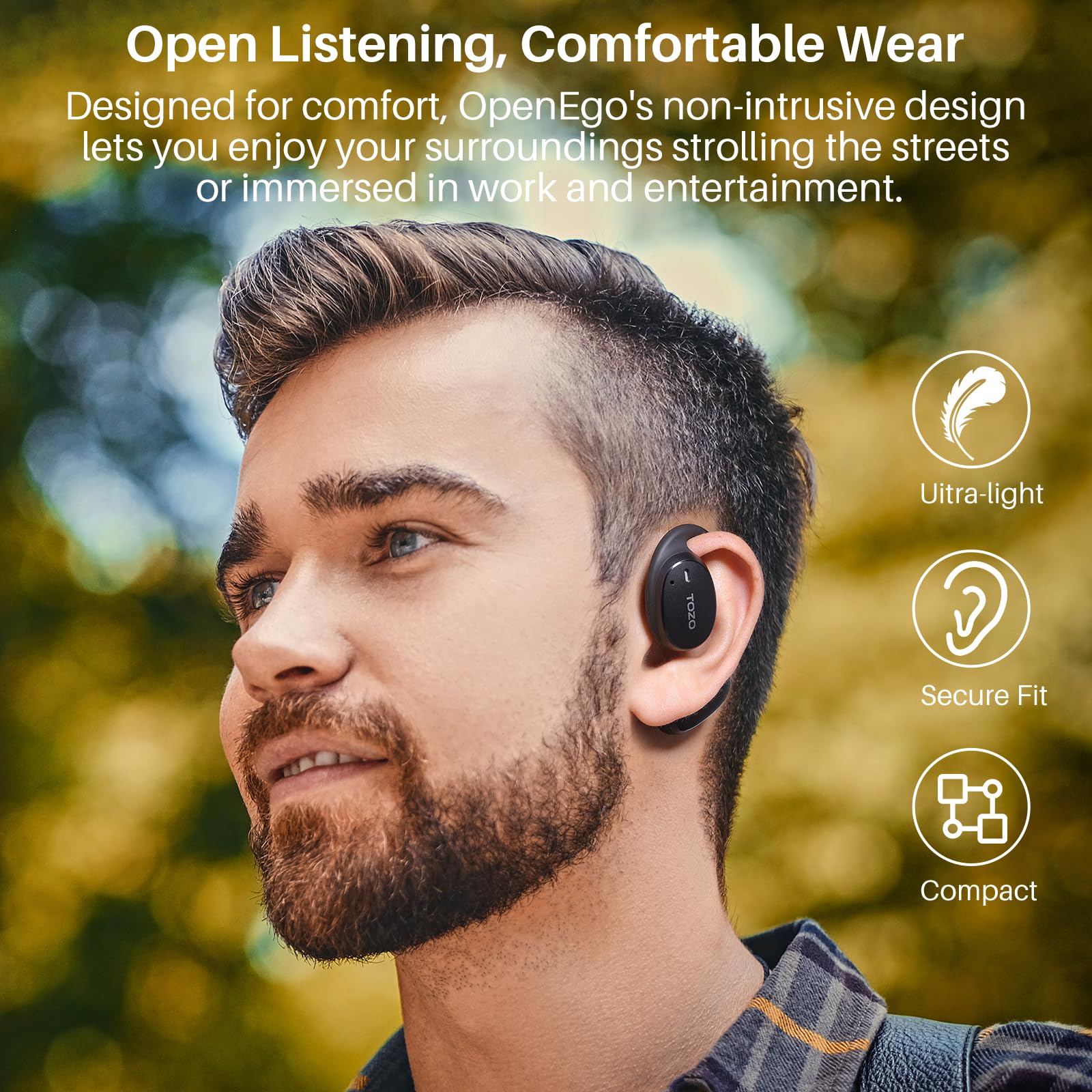 Foto 6 pulgar | Auriculares Abiertos True Wireless Tozo Openego Bluetooth 5.3 - Venta Internacional.
