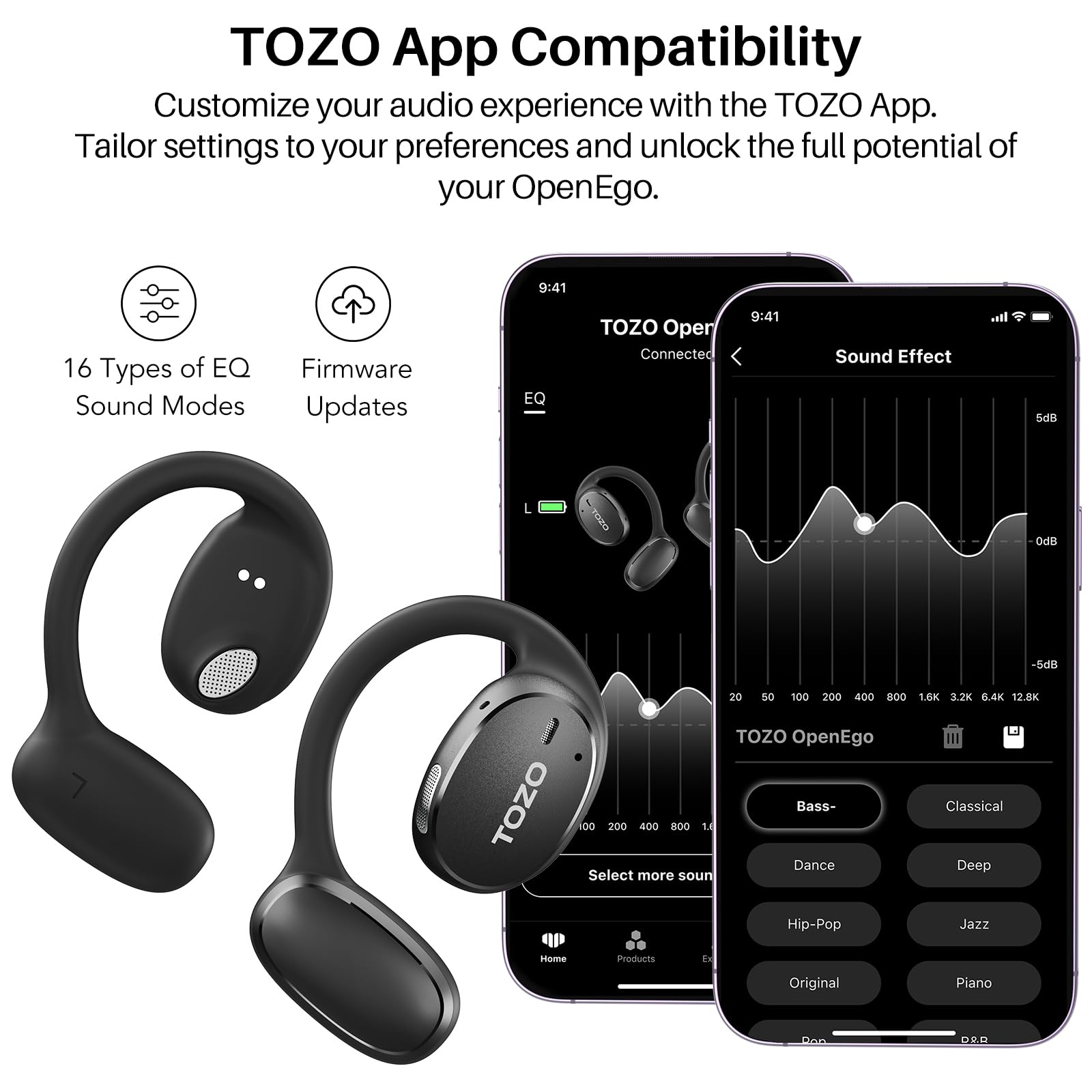 Foto 8 pulgar | Auriculares Abiertos True Wireless Tozo Openego Bluetooth 5.3 - Venta Internacional.