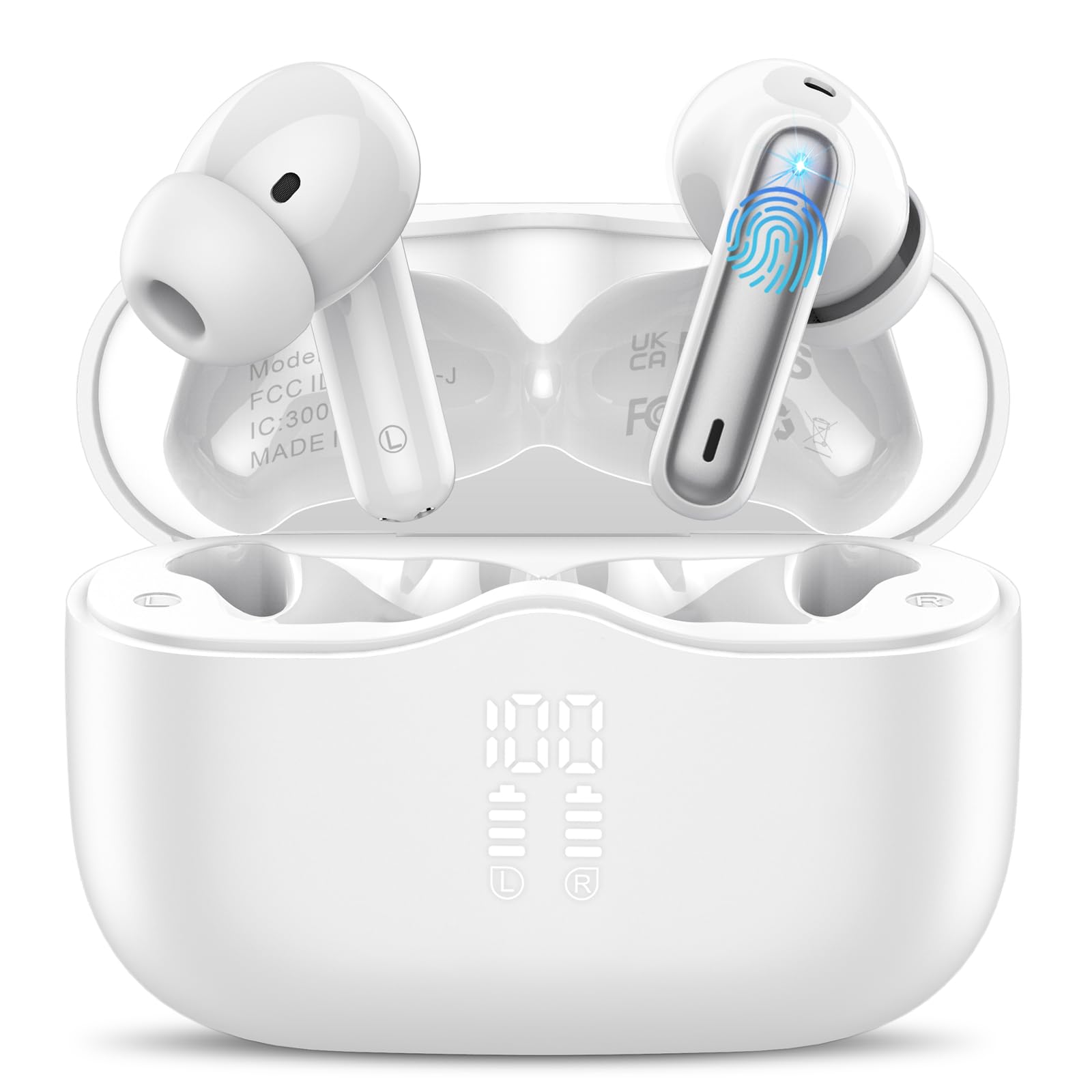 Auriculares Inalámbricos Xinwld A97 Bluetooth 5.4 40h Playtime Ip7 Blancos - Venta Internacional.
