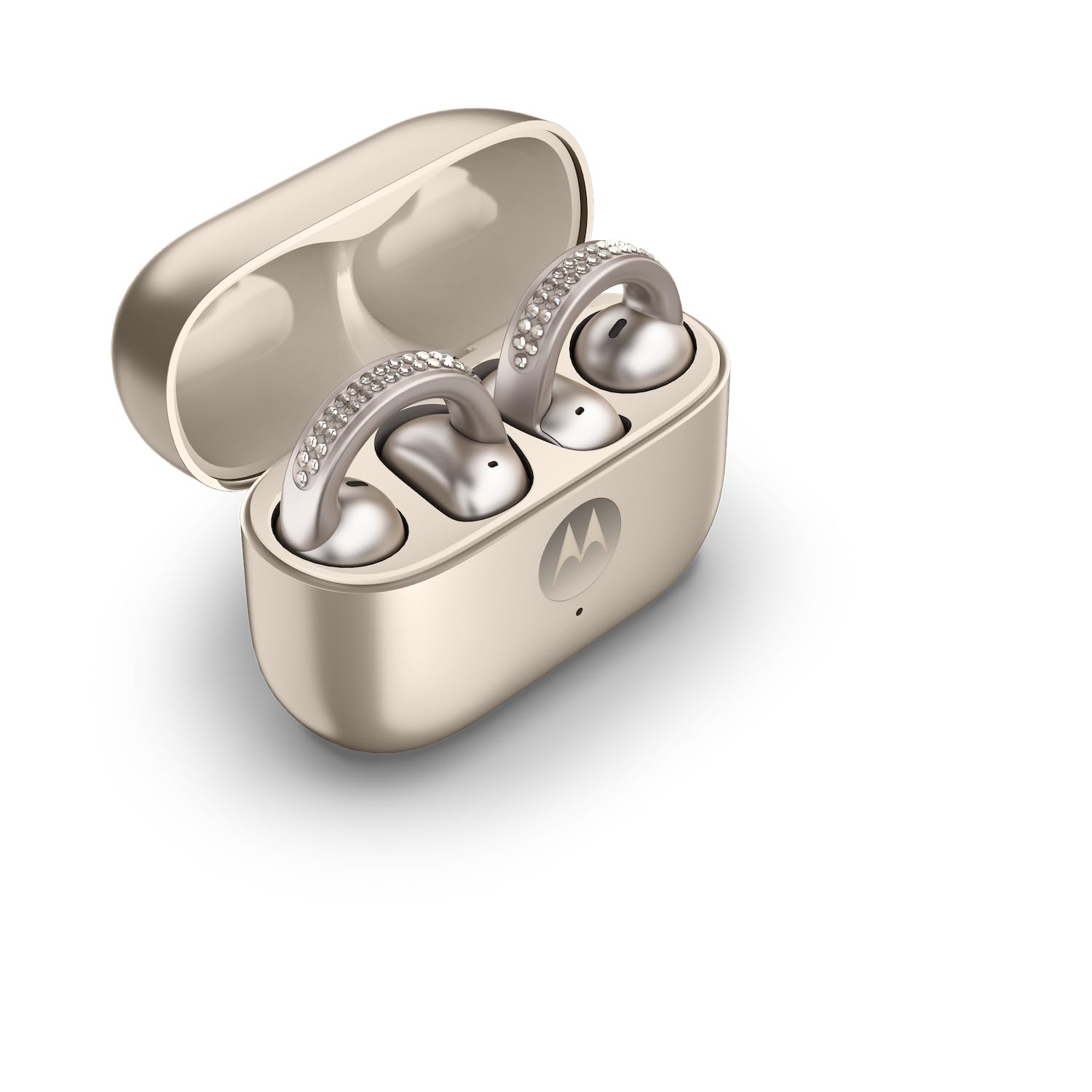 Foto 6 pulgar | Auriculares Motorola Moto Buds Loop Con Cristales Swarovski - Venta Internacional.