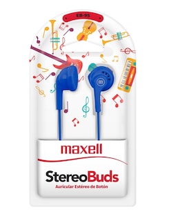 Foto 3 | Paquete de 5 Audífonos Maxell Eb-95 Alámbricos Básicos color Azul