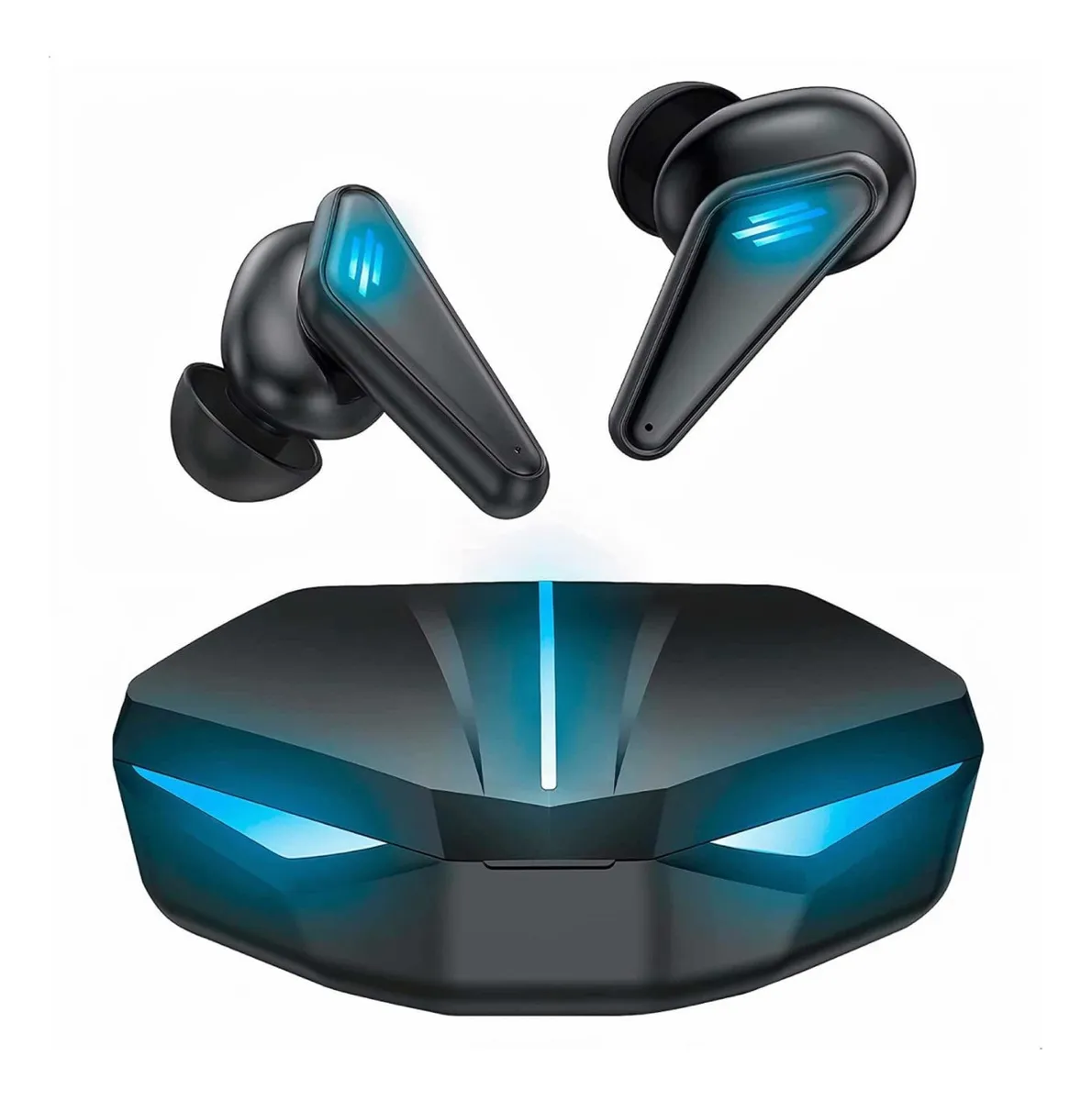 Audífonos In-ear Gamer Inalámbricos Malubero color Negro