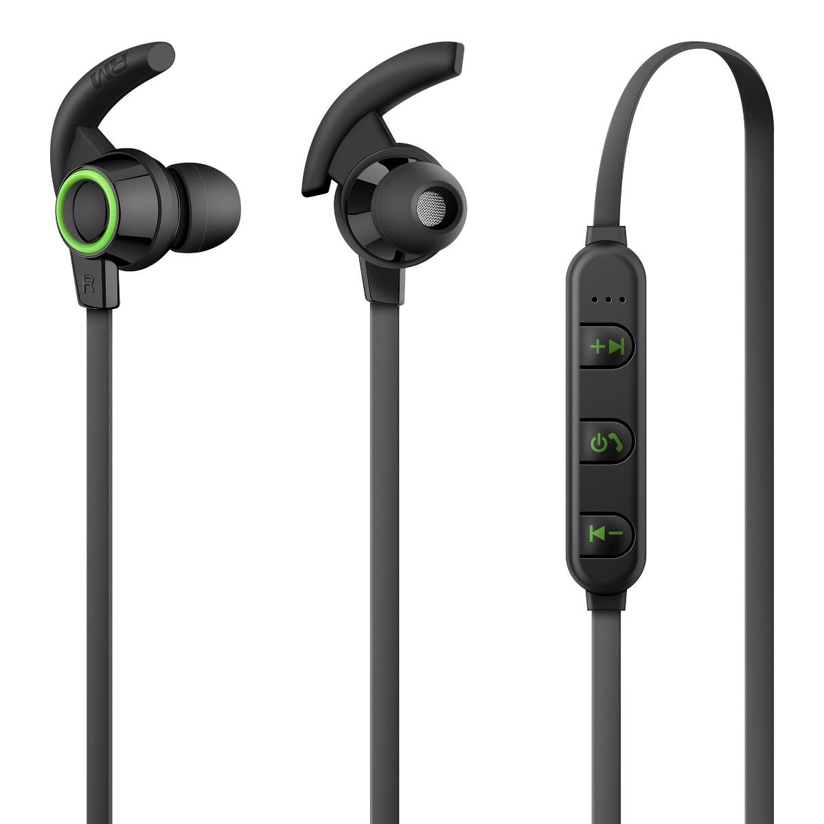 Foto 3 pulgar | Audífonos Bluetooth Sport con Cable Plano Steren Aud-7615 color Negro