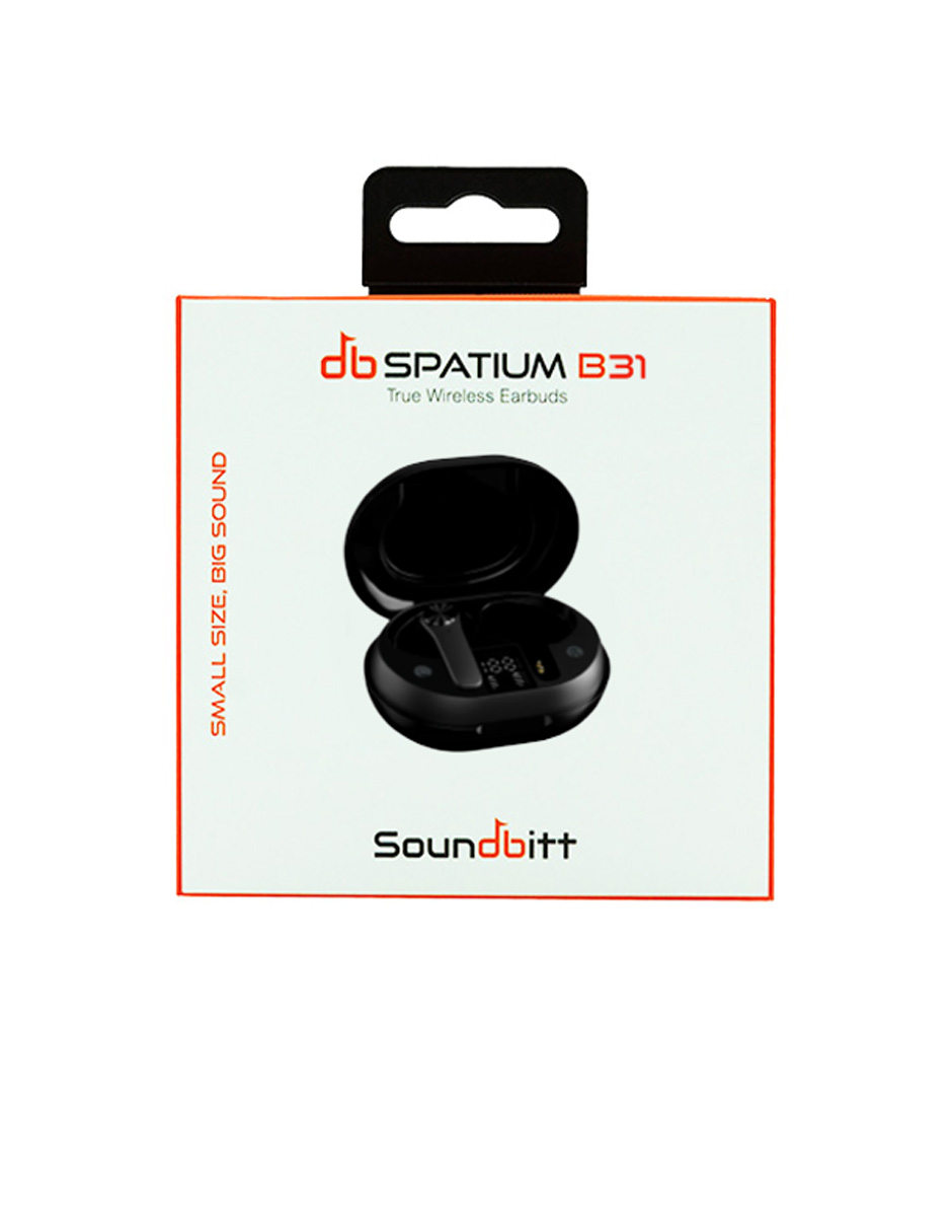 Foto 3 pulgar | Earbuds Bt 5.0 Soundbitt Touch Control Sb31 color Negro