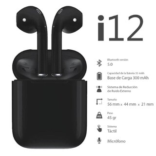Foto 3 | Audífonos Inpods Genérico I12 Color Gris 12 Macaroon Bluetooth 5.0