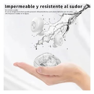 Foto 2 | Audífonos Inalámbricos Malubero Xg color Blanco con Bluetooth Resistentes Al Agua