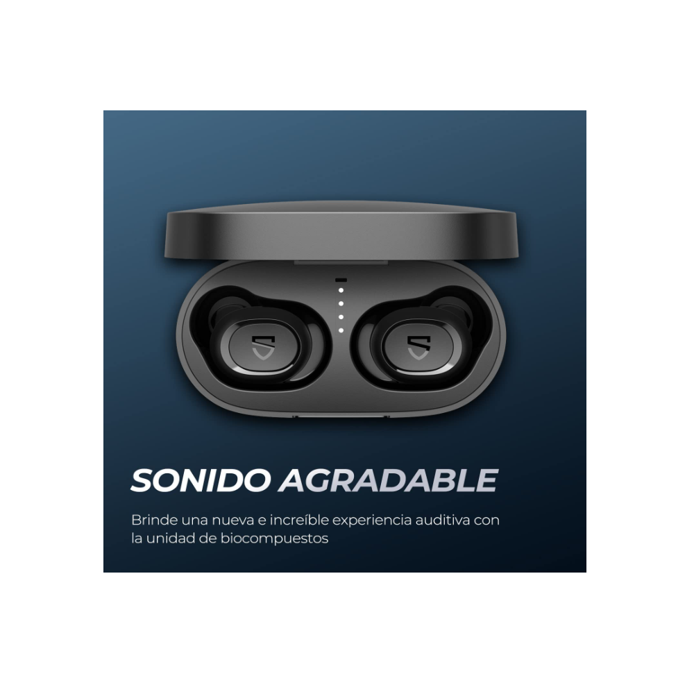 Foto 3 | Audífonos In-ear Inalámbricos Soundpeats Truefree 2 Negro