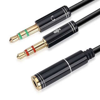 Foto 1 | Adaptador de Audio Nanyi 3.5 mm Hembra a 2x3.5 mm Macho - Venta Internacional