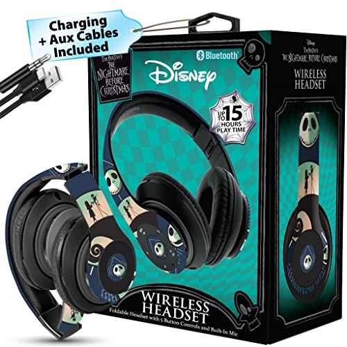 Foto 2 pulgar | Venta Internacional - Disney Nightmare Before Christmas, Bluetooth Sobre Auriculares Con Auriculares Inalámbrico