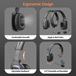 Foto 6 | Venta Internacional: Auriculares Bluetooth De Levn Con Micrófono, Auriculares Bluetooth De Camionero Con Cancel