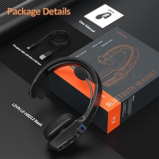 Foto 7 | Venta Internacional: Auriculares Bluetooth De Levn Con Micrófono, Auriculares Bluetooth De Camionero Con Cancel