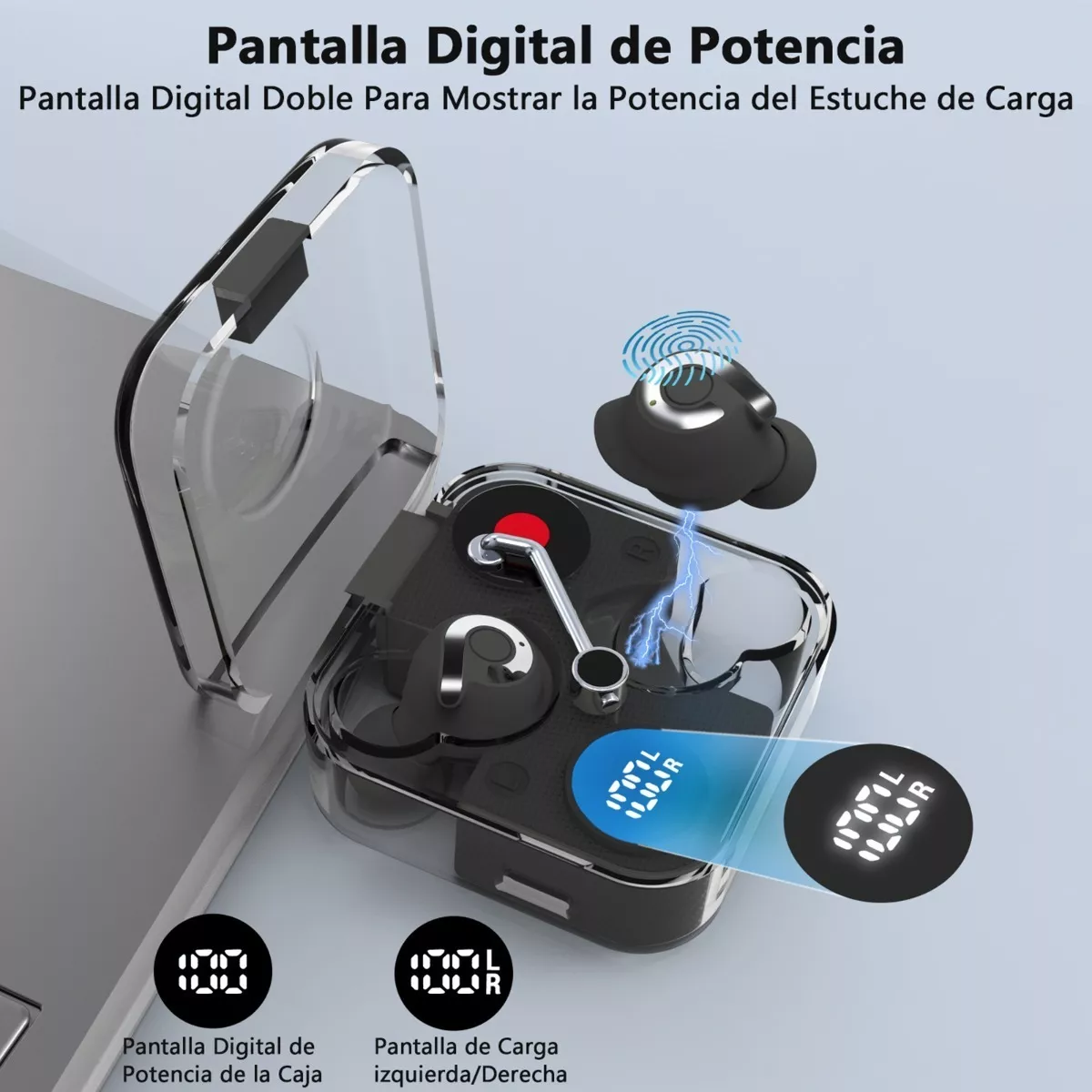 Foto 3 | Audífonos In-ear Malubero Negros Bluetooth