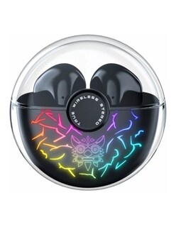 Foto 1 | Audífonos Inalámbricos Petukita T35 Box Con Rgb Negro + Caja De Carga