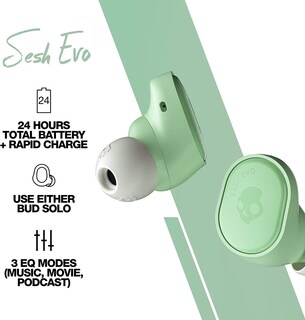 Foto 3 | Audífonos Skullcandy Tw Sesh Evo Pure color Verde