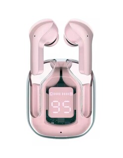 Foto 1 | Audífonos Inalámbricos Petukita Box T-6 color Rosa con Pantalla Digital