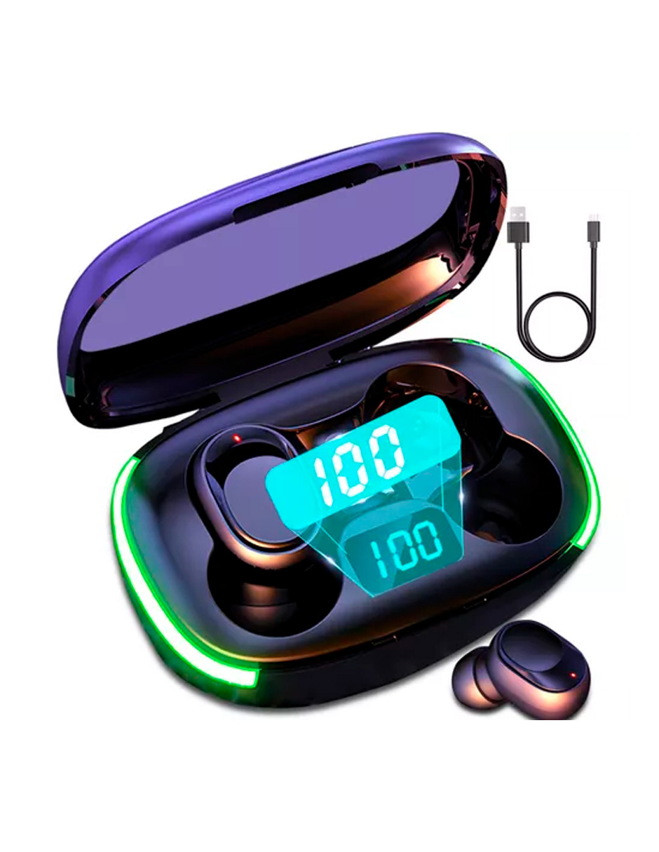 Audífonos Inalámbricos Petukita Box Bluetooth con Led Redondo