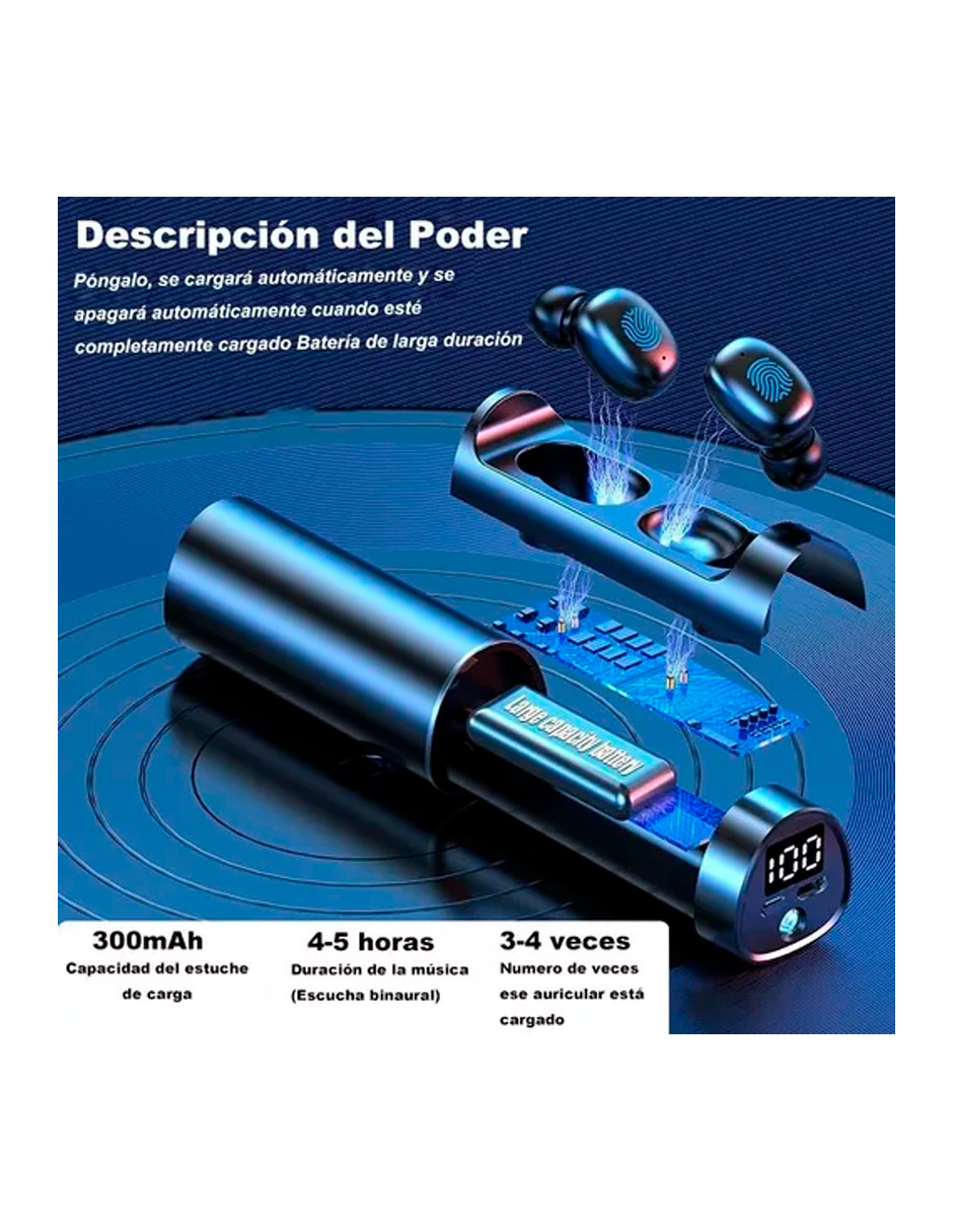 Foto 5 | Audífonos Inalámbricos Petukita Box Katana color Negro