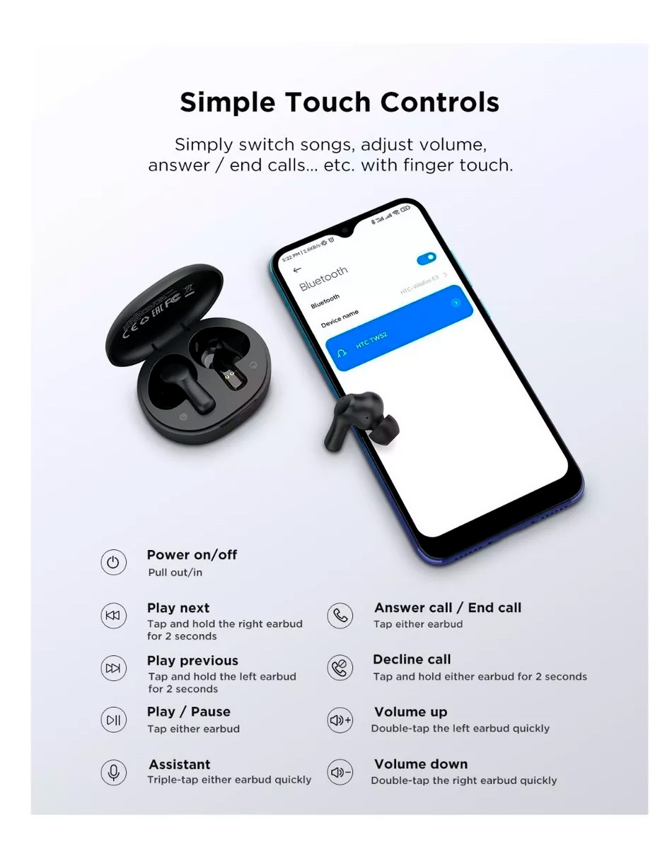 Foto 5 pulgar | Audífonos Petukita Box True Wireless Earbuds 1 Tws2