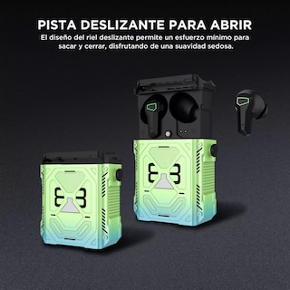 Foto 4 | Audífonos In-ear Inalámbricos Belug color Negro con Caja Verde