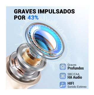 Foto 4 | Audífonos In-ear Inalámbricos Belug color Champagne
