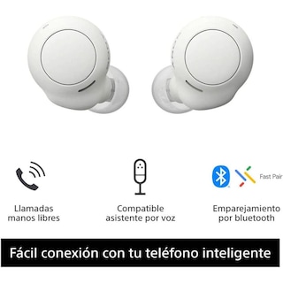 Foto 2 | Audífonos True Wireless Sony WF-C500-BLANC color Blanco