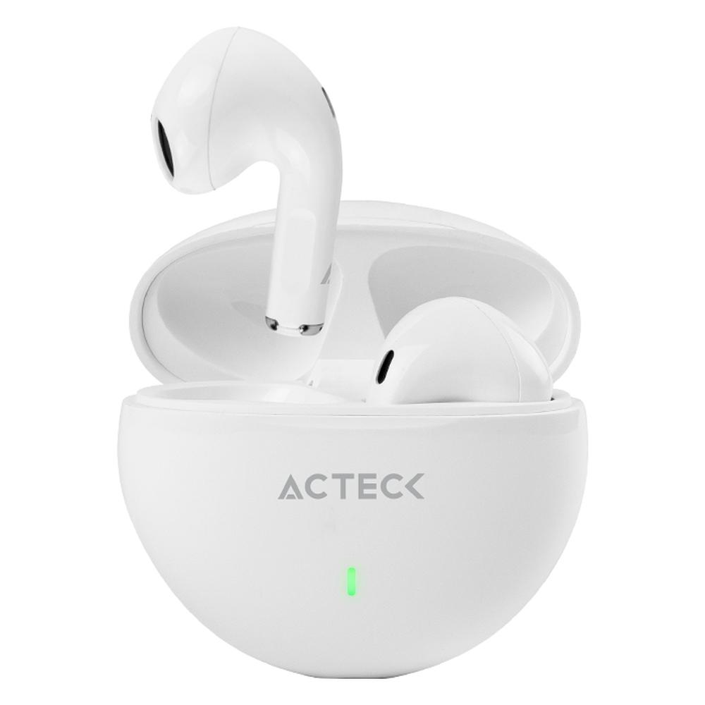 Audífonos Acteck Sense Ep230 Inalámbricos Ac-935111 color Blanco