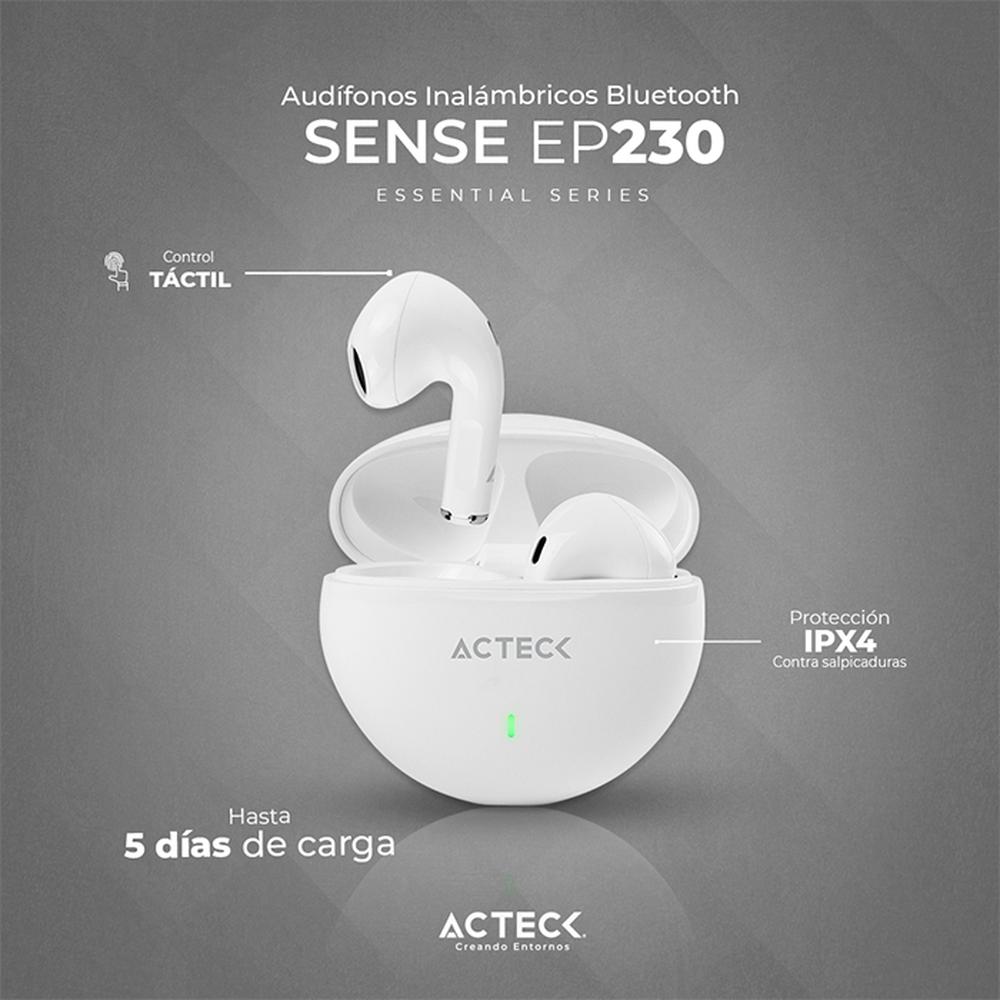 Foto 3 pulgar | Audífonos Acteck Sense Ep230 Inalámbricos Ac-935111 color Blanco