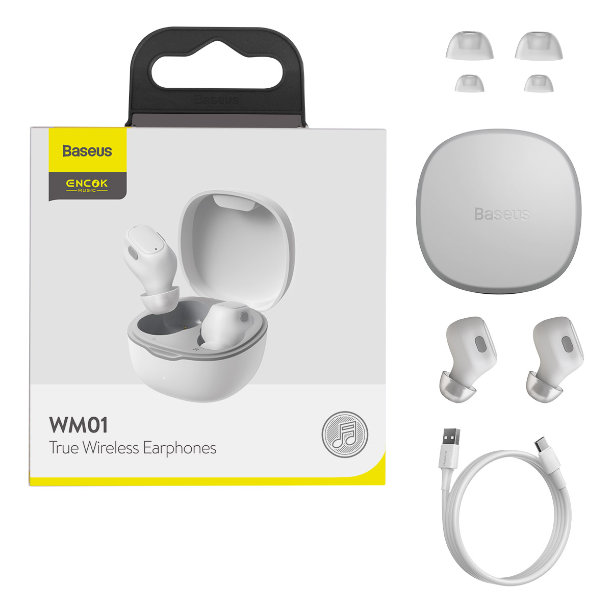 Foto 6 | Audífonos Inalámbricos Baseus Encok Wm01 color Blanco