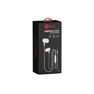 Foto 2 | Audifonos In-ear 1m De Largo/ Select Sound H02b/ Color Blanco