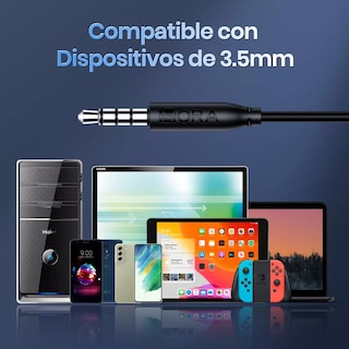 Foto 3 | Audífonos 1Hora AUT111 Negros