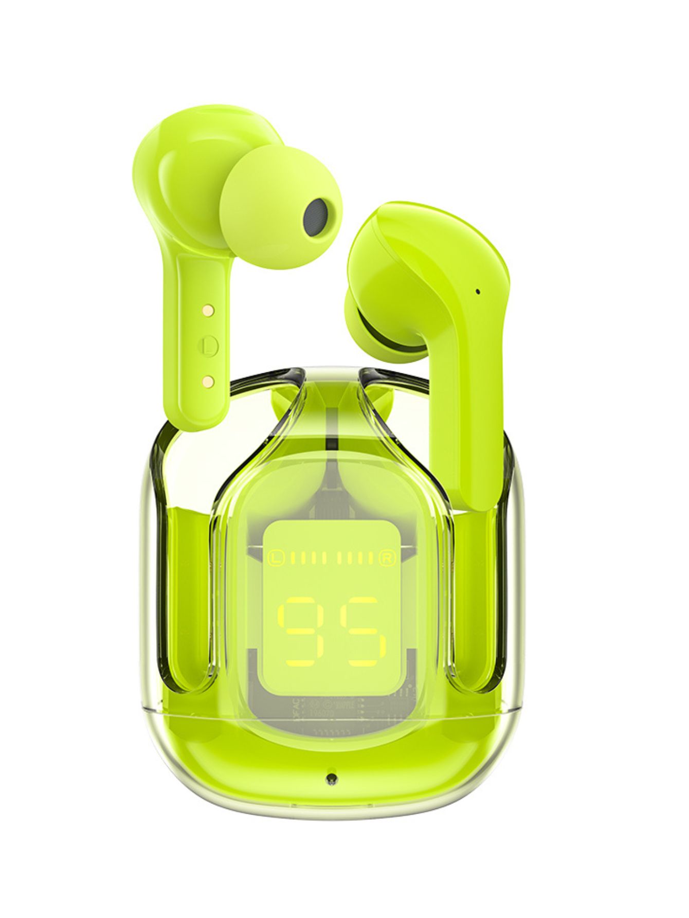 Audífonos Cristal Gadgets And Fun Verde