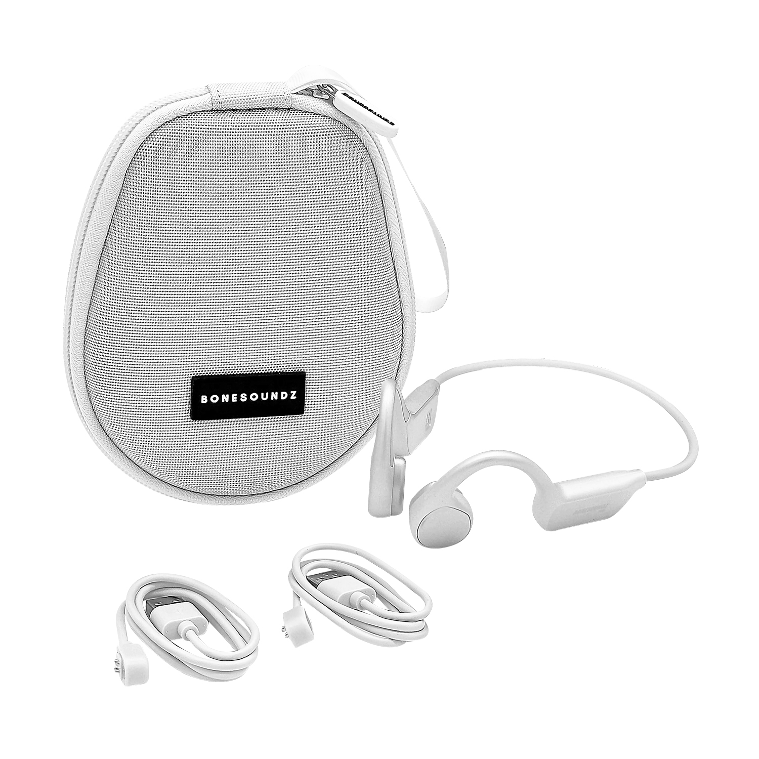 Foto 3 pulgar | Audífonos Bonesoundz Conducción Ósea con Ipx8 Blancos