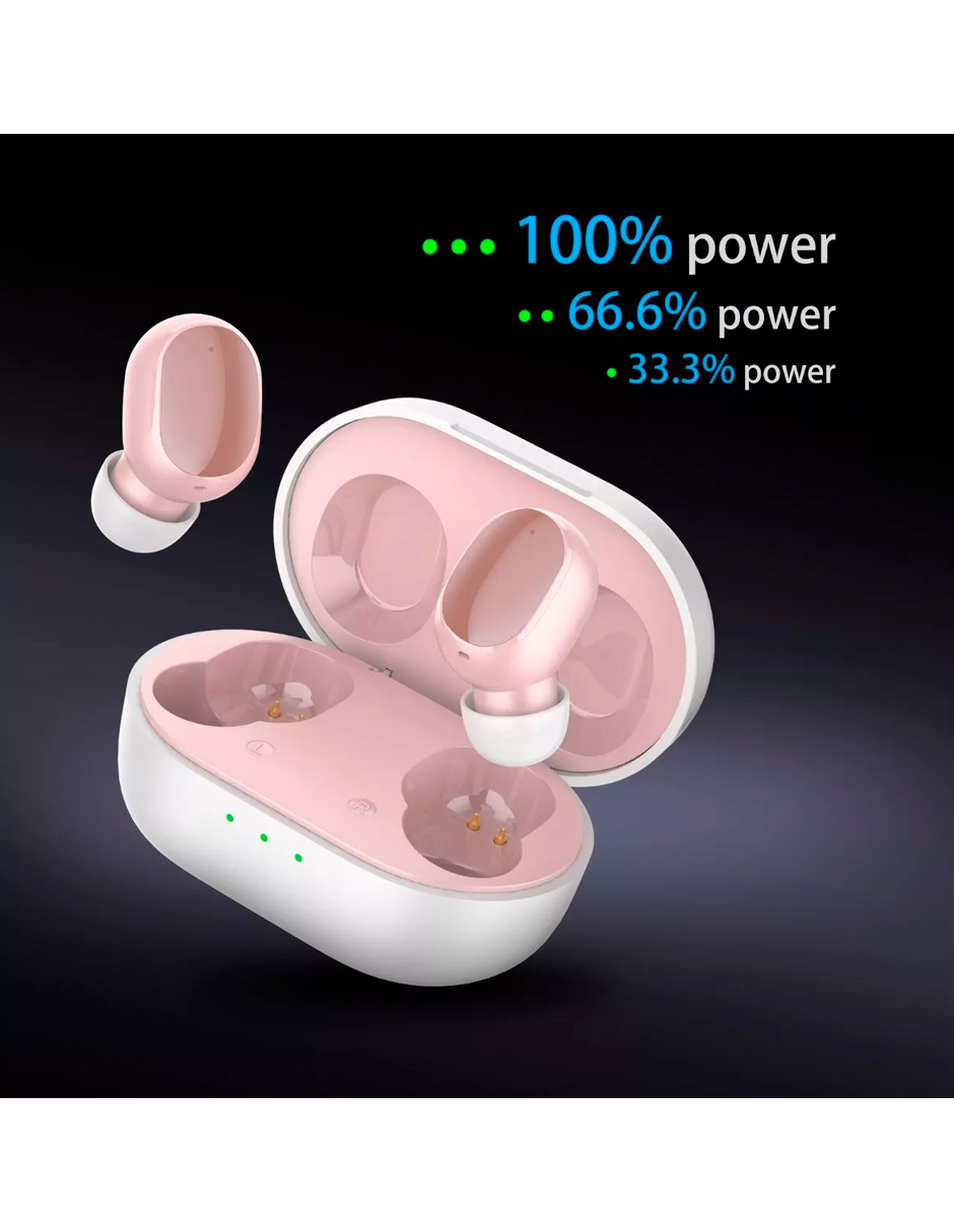 Foto 4 pulgar | Audífonos In-Ear Inalámbricos Petukita Box TWS5  Rosa
