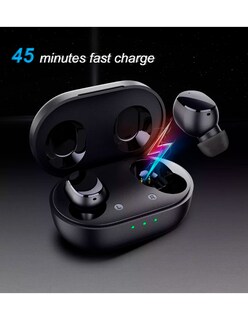 Foto 3 | Audífonos In-Ear Inalámbricos Petukita Box TWS5 Negros